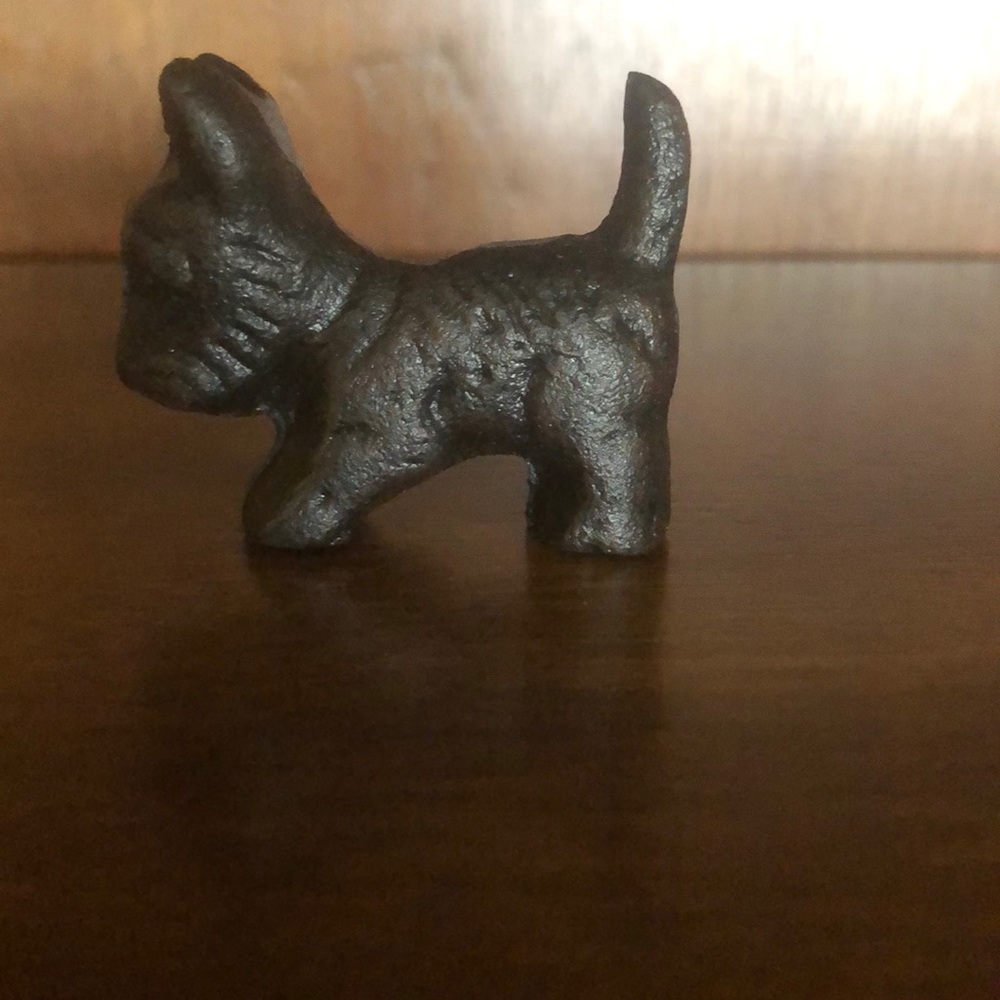 Cute cast iron Scotty dog - Picture 2 of 3
